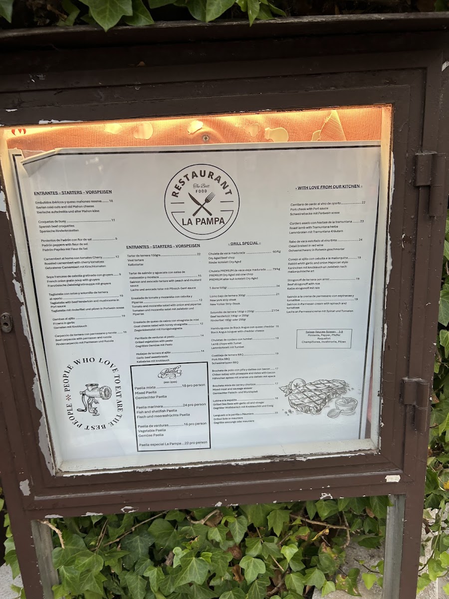 Menu Restaurante La Pampa-2