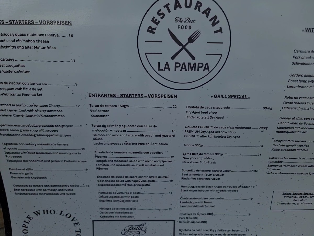 Menu Restaurante La Pampa-7